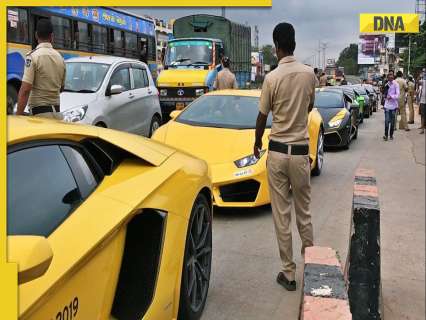 Police officer stops Lamborghini owner, didn't ask for challan, video goes viral