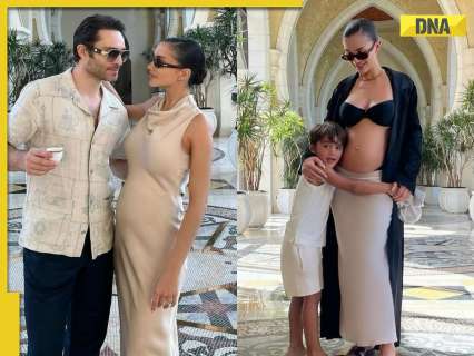 Amy Jackson announces first pregnancy with husband Ed Westwick, flaunts baby bump in adorable pics