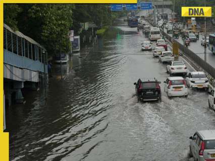 Heavy rains lashes Delhi, Ghaziabad, Noida, Gurugram, IMD issues yellow alert, check traffic advisory here, video