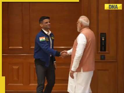 Watch: Shubhanshu Shukla meets PM Modi, shares moments of his space mission, gifts him...