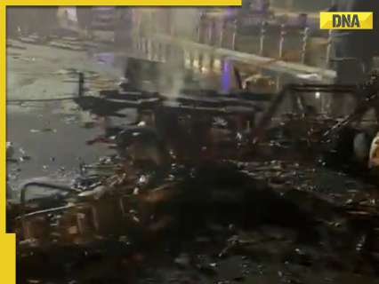 Delhi Red Fort blast: Fire Department reaches spot after receiving call regarding explosion in a car near metro station | WATCH