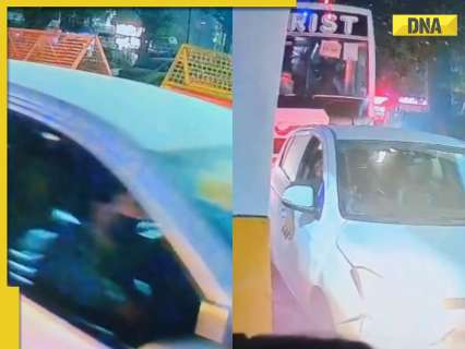 Delhi Car Blast: CCTV footage shows masked man in i20 car moments before explosion near Red Fort