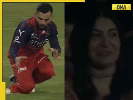 Anushka Sharma's hilarious reaction to Virat Kohli dropping easy catch in RCB vs SRH in IPL 2026 goes viral - Watch video
