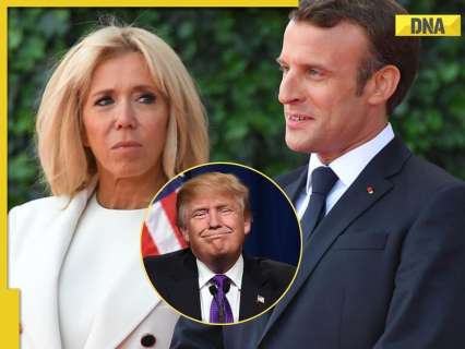French President Emmanuel Macron reacts to Donald Trump mocking him saying 'his wife treats him badly': 'Not elegant'