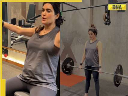 Pregnant Karishma Tanna sweats hard in gym, does heavy deadlifts, bench press, rigorous workout goes viral, fans say: 'That's a strong mom in making'