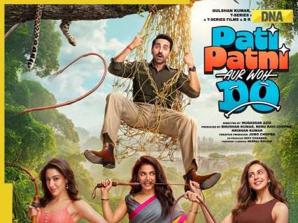 Pati Patni aur Woh Do teaser: Ayushmann Khurrana stuck with three women in 'promising' comedy, netizens say 'Wamiqa, Rakul theek hai, but Sara kyu'