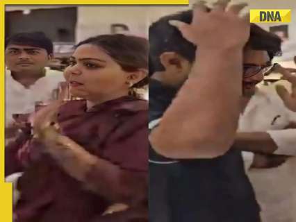 Lenskart's 'hijab allowed not bindi and sindoor' row deepens, BJP leader storms store, applies tilak on staff