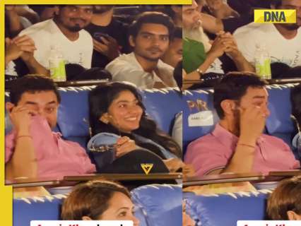 Aamir Khan in tears at 'Ek Din Ki Mehfil' event, Junaid Khan, Sai Pallavi step in; video goes viral
