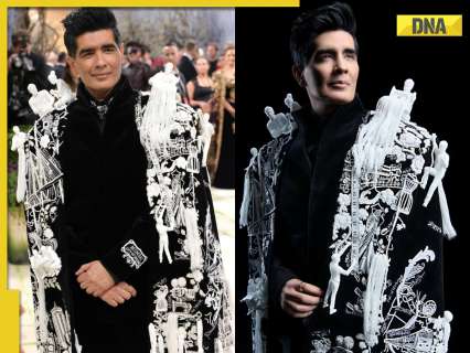 Met Gala 2026: Manish Malhotra pays tribute to Mumbai, wears regal bandhgala, dramatic 3D artisan cape