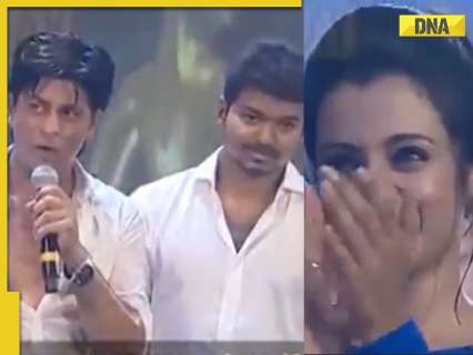 Shah Rukh Khan makes Thalapathy Vijay dance, Trisha Krishnan cheers in viral video: Watch