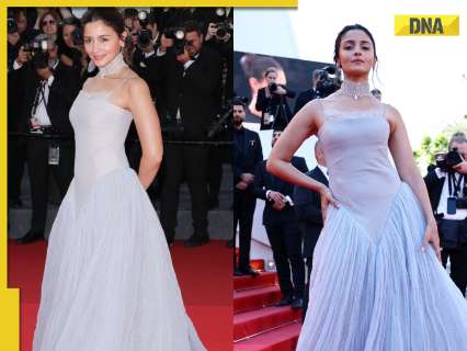Alia Bhatt looks like a princess in dreamy powder blue gown at Cannes 2026 red carpet: Watch viral video