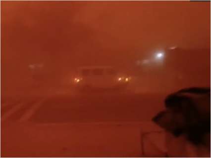 WATCH: Huge sandstorm darkens skies in Rajasthan's Jaisalmer amid scorching heat