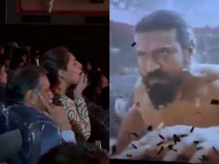 Viral video: Upasana Kamineni Konidela turns cheerleader for Ram Charan at Peddi screening, showers confetti during his entry scene