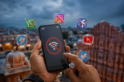 Digital blackout in Jaipur: Mobile internet shut, bulk SMS b