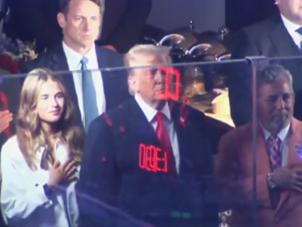 Trump makes history at NBA Finals: First sitting President at MSG; booed inside, 'Trump must go' protests outside