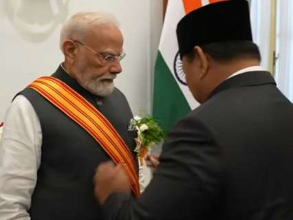 PM Modi gets Indonesia's highest civilian award, 'Bintang Adipurna', this is what President Subianto said
