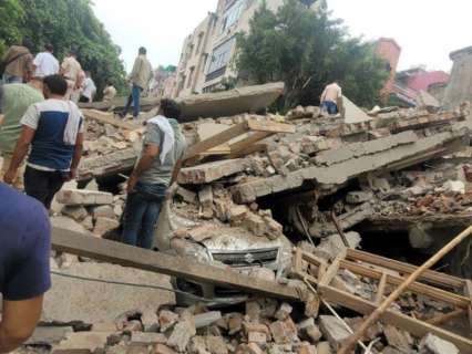 Monsoon Mayhem In Delhi: Eight feared trapped under debris as under-construction building collapses in Rohini