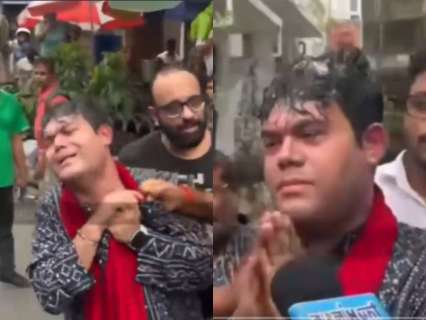 Watch Viral Video: TMC spokesperson assaulted by BJP workers