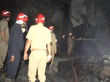 Delhi: Massive fire at Alipur cardboard godown, doused after major operation