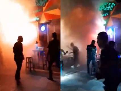 Bangkok pub fire: Videos show panic-stricken patrons attempting to escape through smoke-filled building