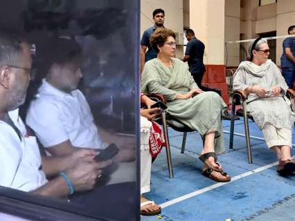 Rahul Gandhi, Priyanka Gandhi released as Sonia Gandhi arrived at Mandir Marg Police station