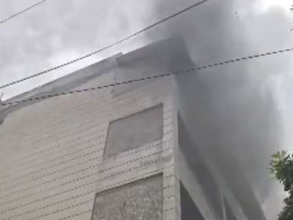 Delhi Fire: Massive fire breaks out at Karol Bagh's PG accommodation, several students trapped, rescue operation underway