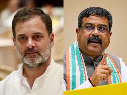Rahul Gandhi calls Dharmendra Pradhan 'criminal education minister', presents student injured by pellet gun