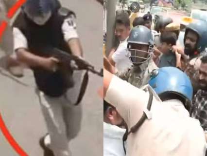 Bihar: Cop fires AK-47 on protesting students in Siwan, suspended, case reaches Supreme Court