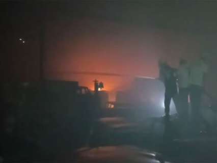Jodhpur fire: 12 fire tenders rushed after massive blaze breaks out at car service centre | VIDEO