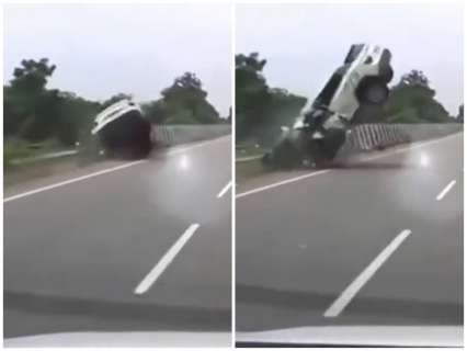 Atiq Ahmed's son Abaan's fatal crash caught on camera: What happened in the final moments