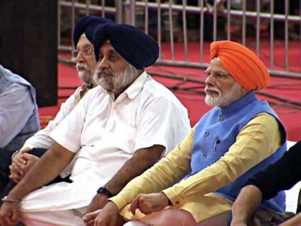 PM Modi calls Sukhbir Badal's wife to inquire about SAD chief's health after 'kirpan attack' in Nanded