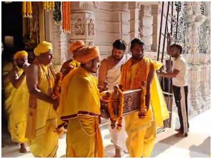 From saffron to yellow silk: Ram Temple priests get new dress code