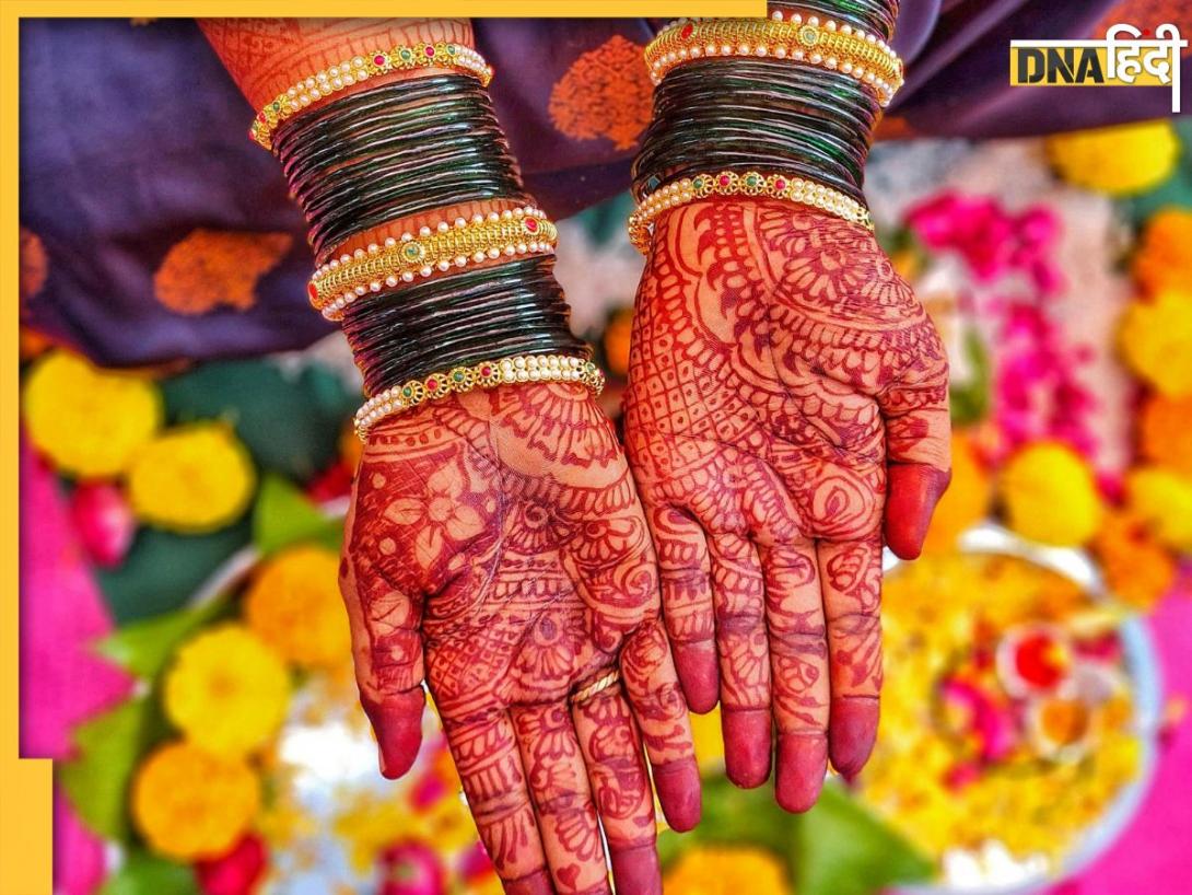 Karwa chauth mehndi design 2024 : बस 5 मिनट में लगाएं ये 5 सिंपल मेहंदी डिजाइन, दुल्हन वाला लुक आ जाएगा वापस