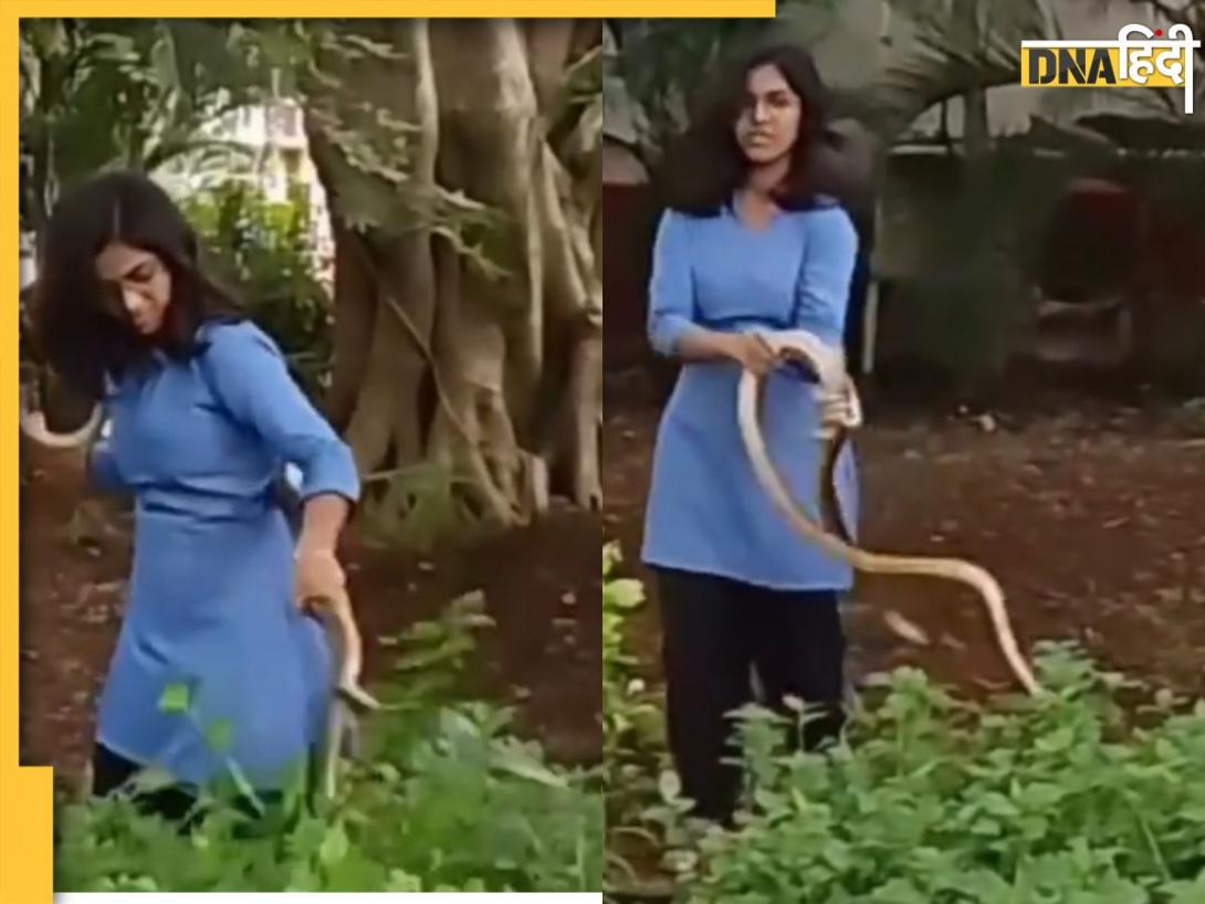 Viral Video: सांप से ऐसे खेल रही लड़की जैसे खिलौना हो, वीडियो देख लोग बोले- हैरान कर दिया