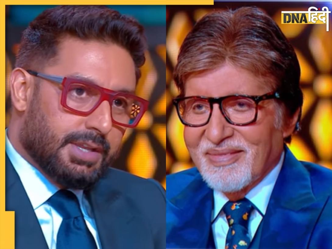 KBC 16 के सेट पर भावुक हुए Abhishek Bachchan, पिता Amitabh की तारीफ में कही ये बातें