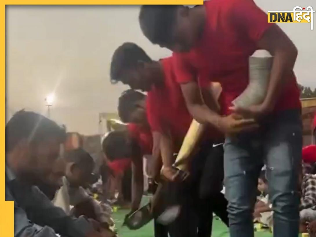 Viral Video: खाना परोसने में की है PhD, भंडारे में इस रफ्तार से परोसा खाना वीडियो देख यूजर्स बोले- इनके सामने तो AI भी फेल