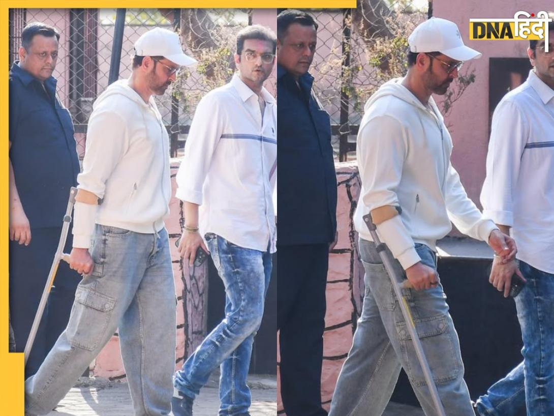 देब मुखर्जी के अंतिम संस्कार में लंगड़ाते हुए पहुंचे Hrithik Roshan,वीडियो देख फैंस को हुई चिंता