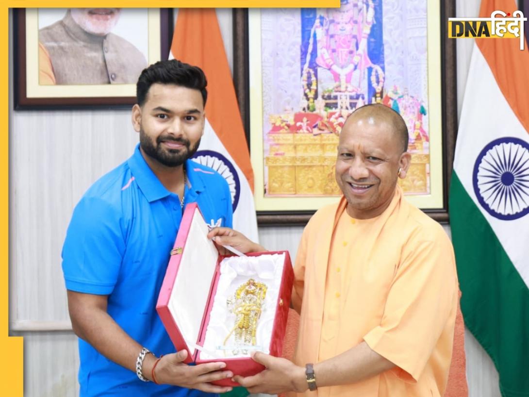 IPL से पहले CM योगी से मिली लखनऊ सुपर जायंट्स की टीम, ऋषभ पंत ने भेंट की भगवान की मूर्ति