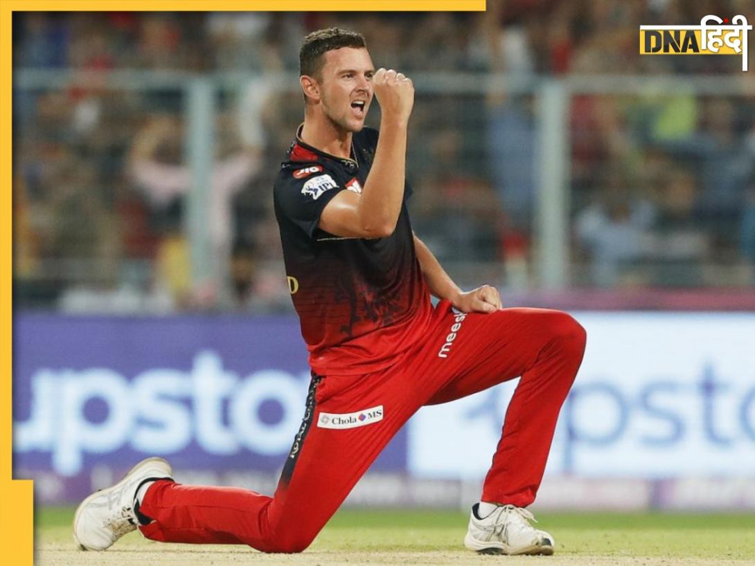 KKR VS RCB: कैच छूटा, हौसला नहीं, अगली ही गेंद पर जोश हेजलवुड ने लिया बदला; देखें VIDEO