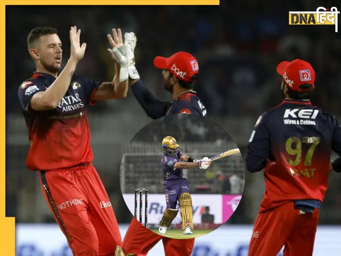 KKR vs RCB: 2.3 ओवर में 5 रन, शतकीय साझेदारी और अंत में विकेट्स का पतझड़, ईसीजी रिपोर्ट की तरह चली KKR की पारी