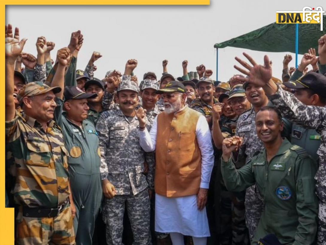 पाकिस्तान ने किया था एयरबेस को नुकसान पहुंचाने का दावा, पीएम मोदी ने कर दिया फैक्ट चेक, देखें फोटोज़