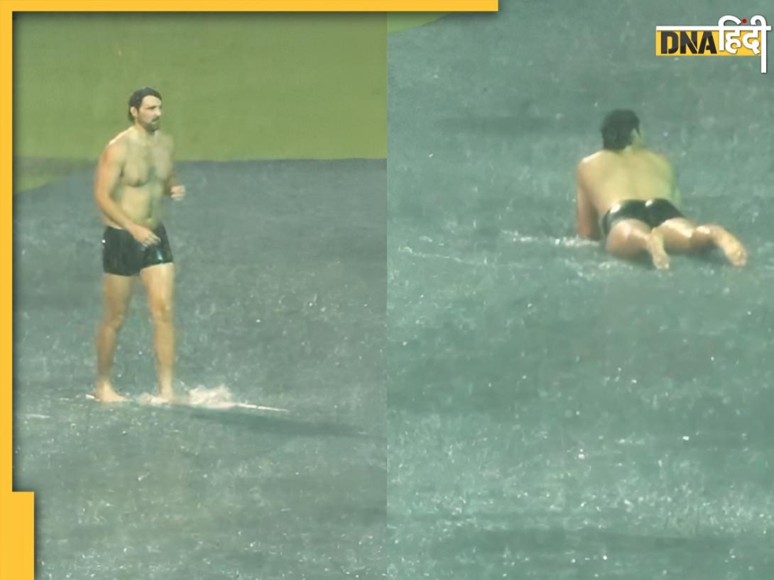 Bengaluru Weather, RCB VS KKR: चिन्नास्वामी स्टेडियम में स्विमिंग करते नजर आए टिम डेविड,  Photos देख नहीं रुकेगी हंसी