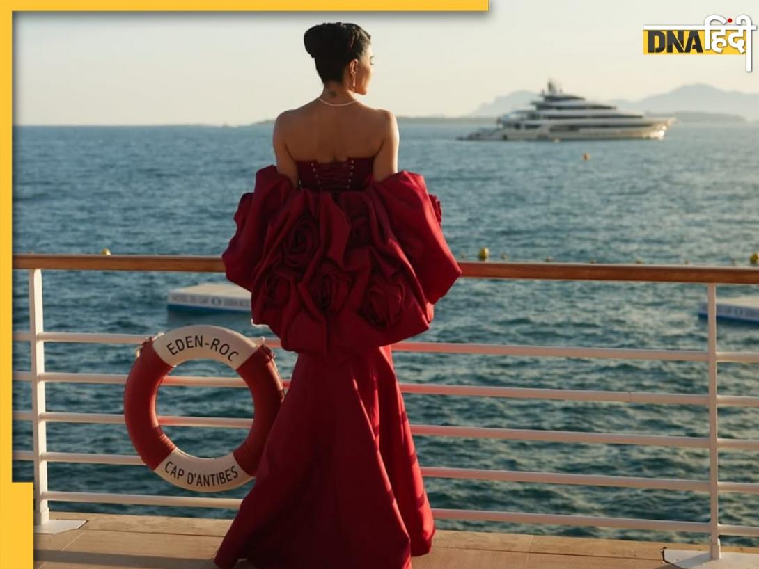 Cannes 2025 में रेड गाउन पहन Jacqueline Fernandez ने बिखेरा जलवा, किलर लुक वायरल, बाकी हसीनाओं की कर दी छुट्टी