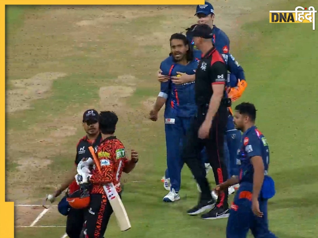 LSG vs SRH: दिग्वेश और अभिषेक के बीच लाइव मैच में हुई लड़ाई, अंपायर्स को करवाना पड़ा 'बीच-बचाव'; देखे वीडियो