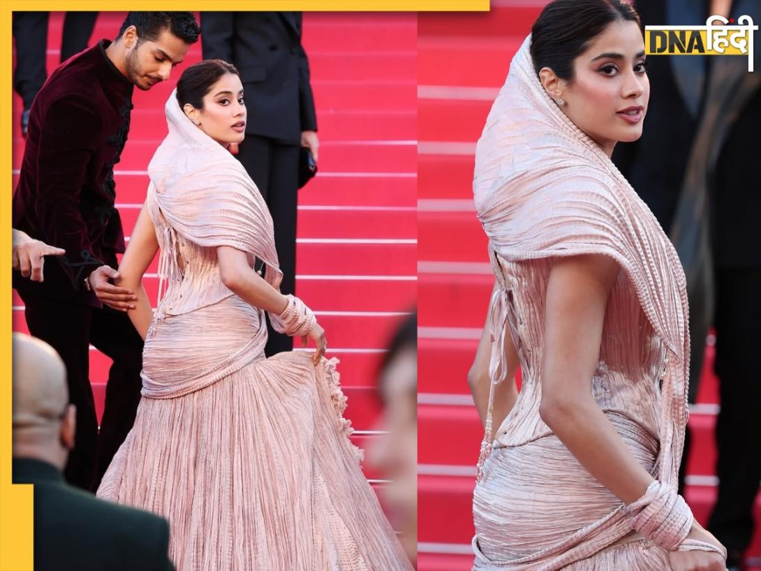 Cannes के रेड कार्पेट पर हुआ Janhvi Kapoor का धांसू डेब्यू, मां Sridevi को यूं दिया ट्रिब्यूट
