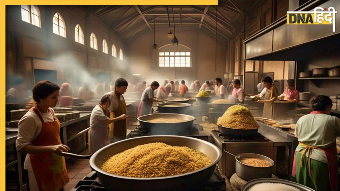 World's Largest Kitchen: दुनिया का सबसे बड़ा किचेन भारत में कहां हैं? जहां रोज 50 हजार से अधिक लोग मुफ्त में खाते हैं भोजन