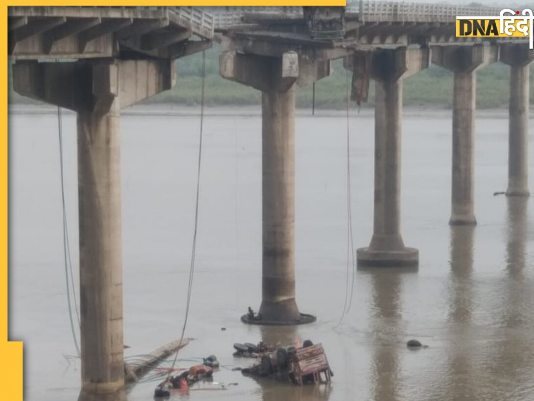 गुजरात में बड़ा हादसा! वडोदरा-आणंद को जोड़ने वाला पुल हुआ धराशायी, नदी में गिरे ट्रक, Video Viral 