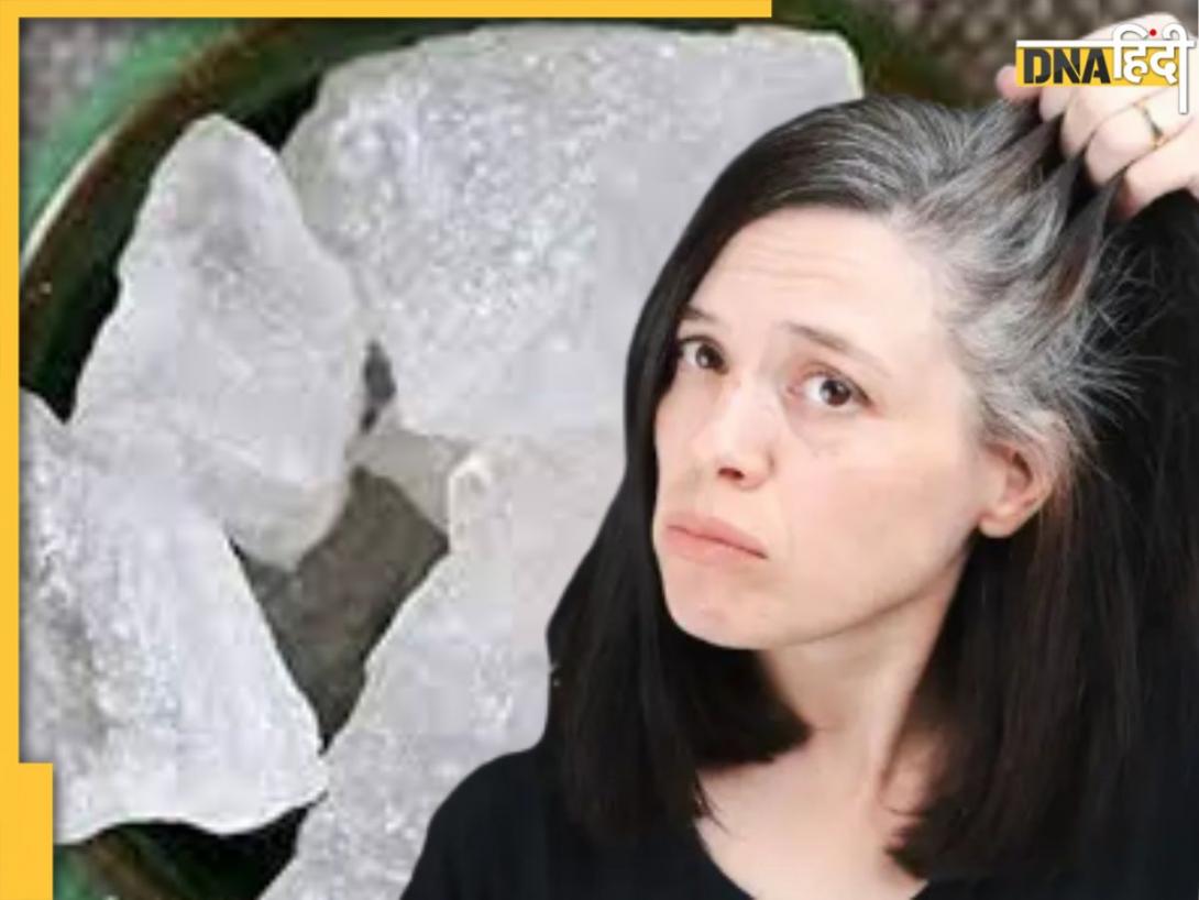 White Hair Solution: सफेद बालों को काला करने के लिए अपनाएं फिटकरी का ये नुस्खा, इस चीज में मिलाकर लगाएं