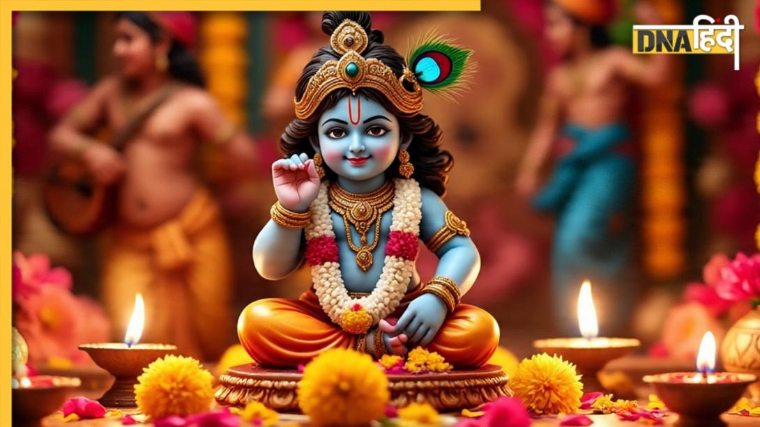 भगवान कृष्ण को कौन सा फूल पसंद है? जान लें जन्माष्टमी पर नैवेद्य में कौन सी चीज़ें चढ़ानी चाहिए