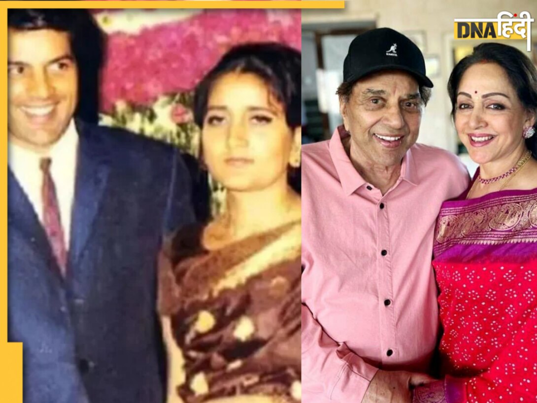 धर्मेंद्र-हेमा मालिनी और प्रकाश कौर की इकलौती ऐसी तस्वीर, जब साथ नजर आईं थीं 'हीमैन' की दोनों बीवियां